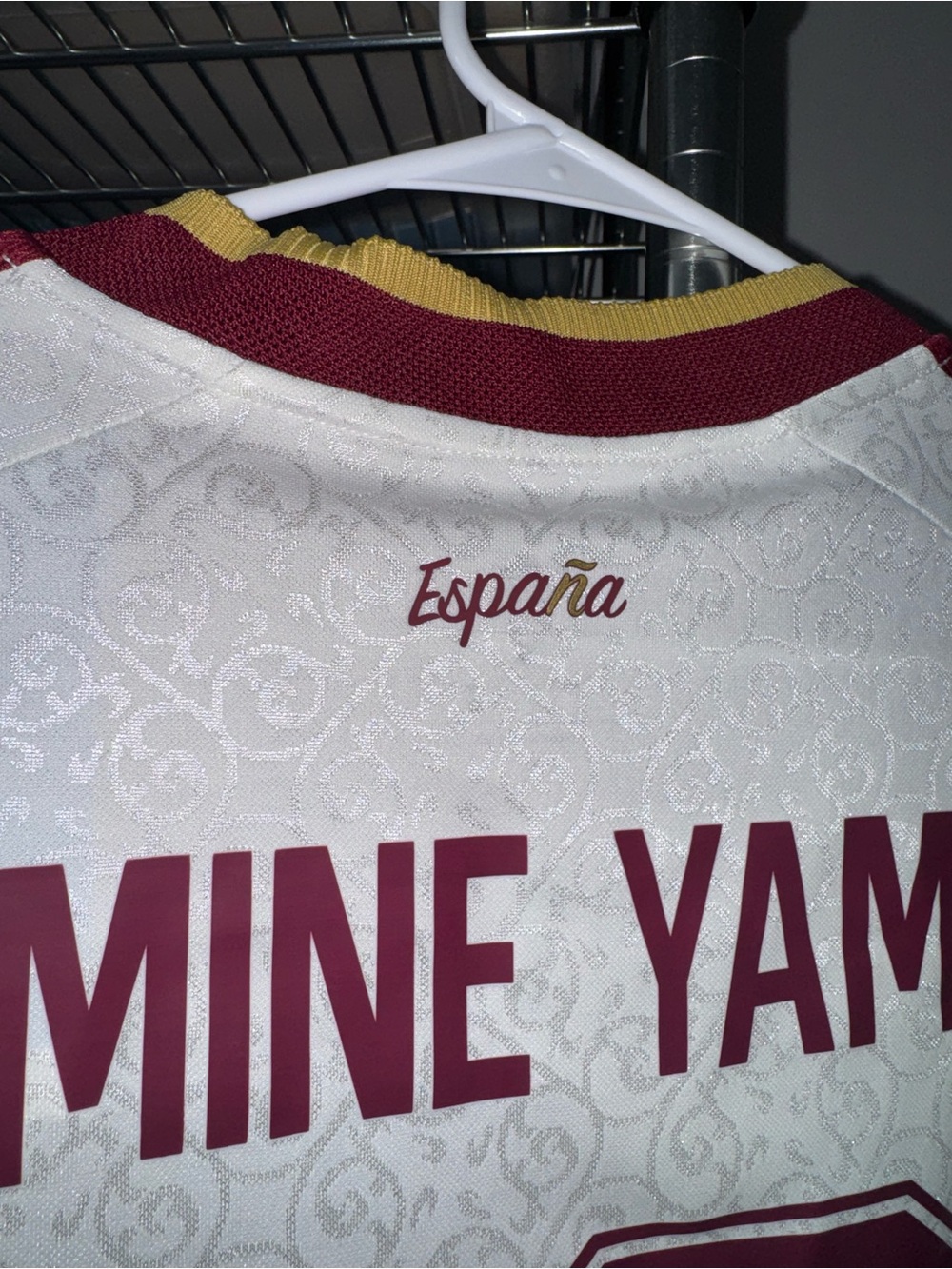 Adidas Spain 2026 #19 Lamine Yamal Men’s Away Soccer Jersey 🆕 - Picture 10 of 11
